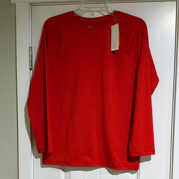 All in Motion Vibrant Red Long Sleeve Tee - Picture 1 of 5